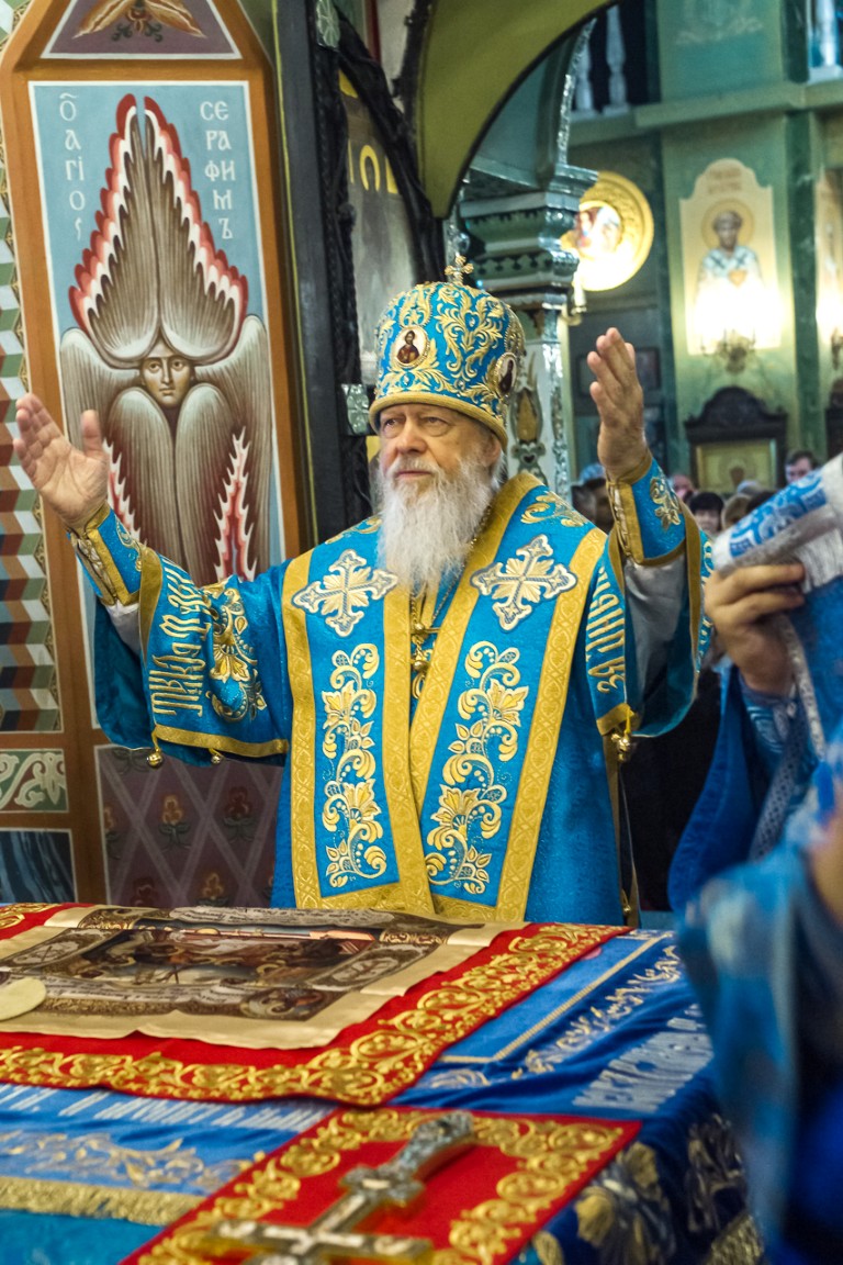 Епископ Городецкий и Ветлужский Августин совершил Божественную литургию в честь Престольного праздника — Феодоровской иконы Божией Матери в Городце