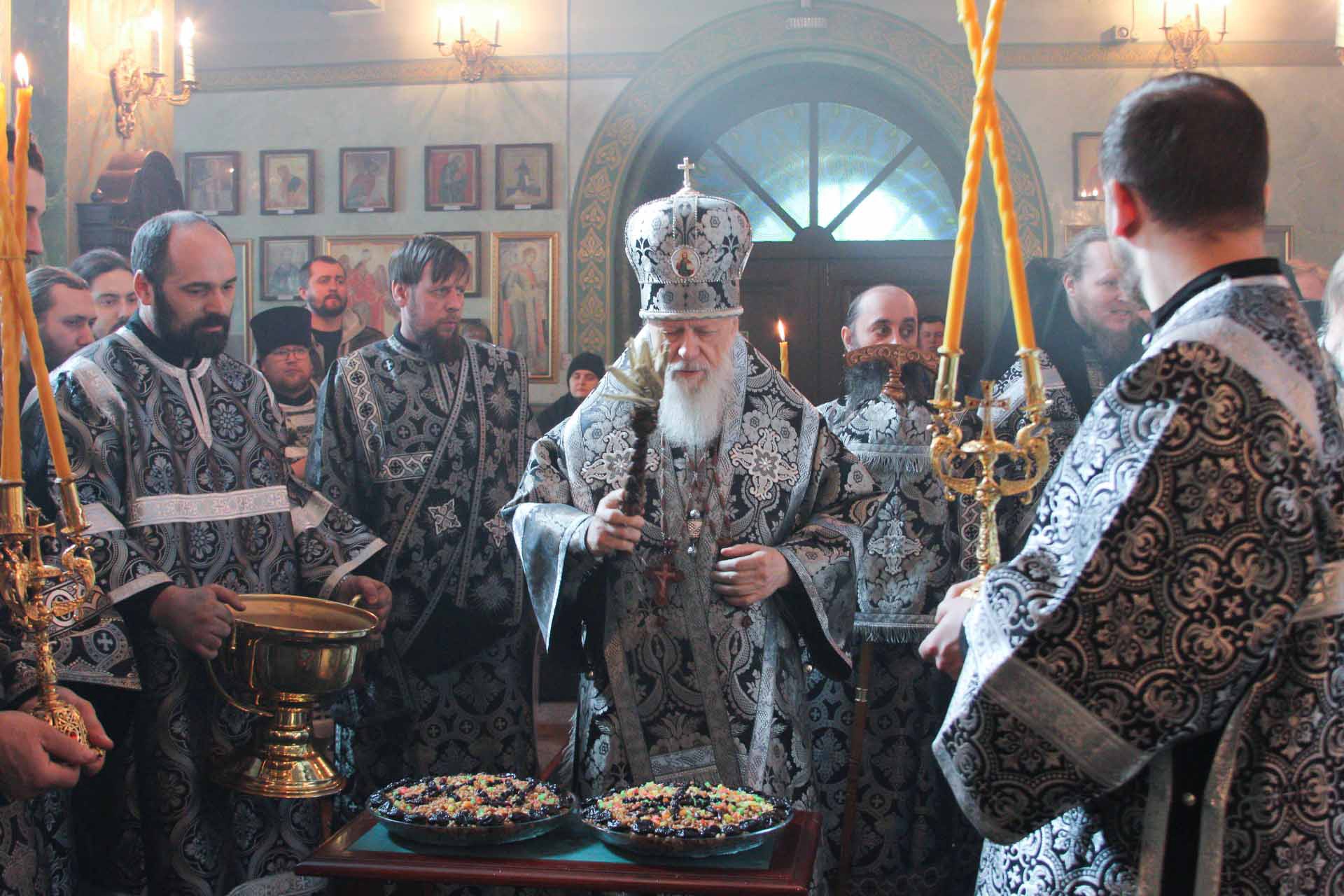 Епископ Городецкий и Ветлужский Августин совершил Литургию Преждеосвященных Даров в Городецком Феодоровском мужском монастыре