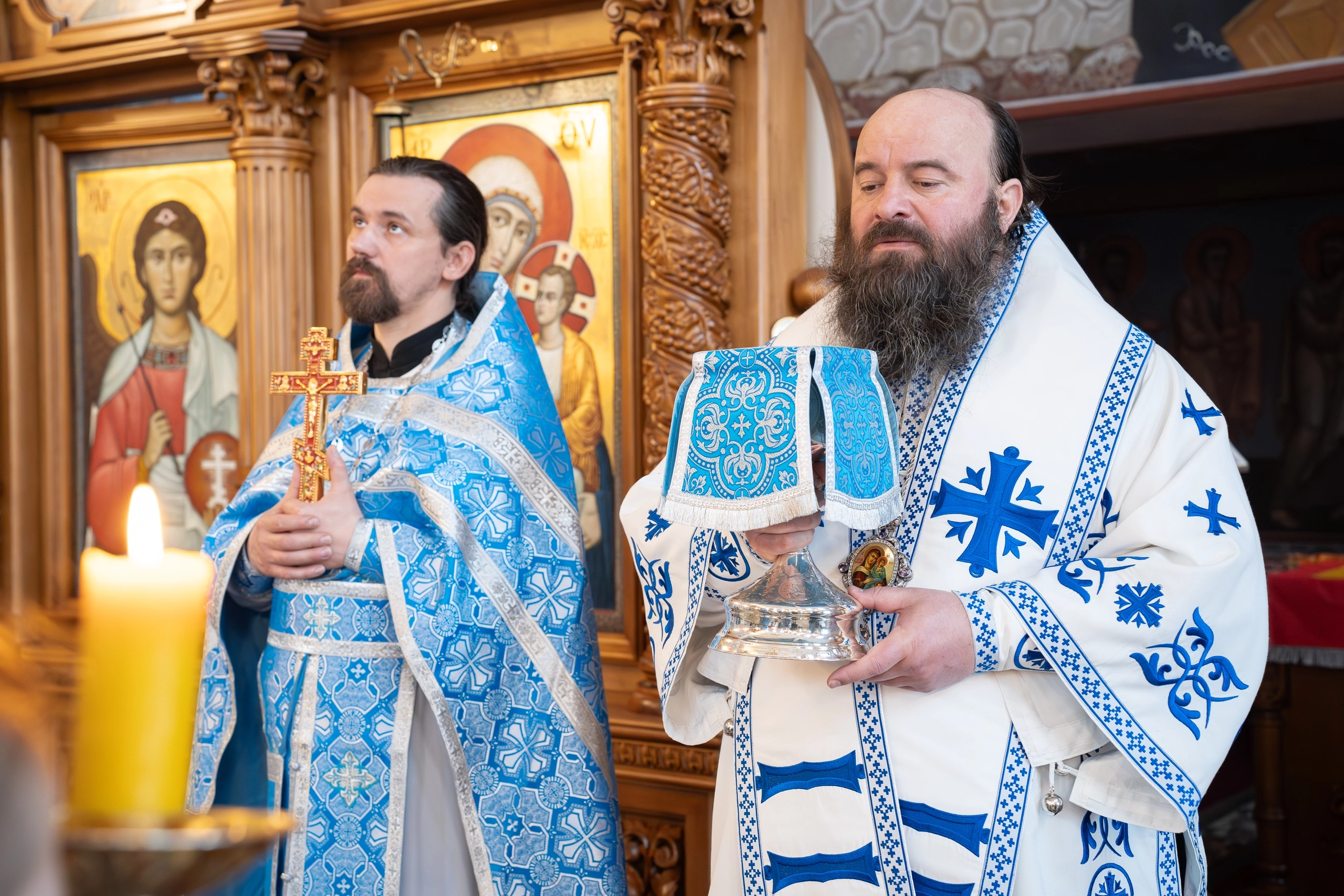 В праздник Благовещения Пресвятой Богородицы епископ Городецкий и Ветлужский Парамон совершил Божественную литургию в Городецком Феодоровском мужском монастыре.