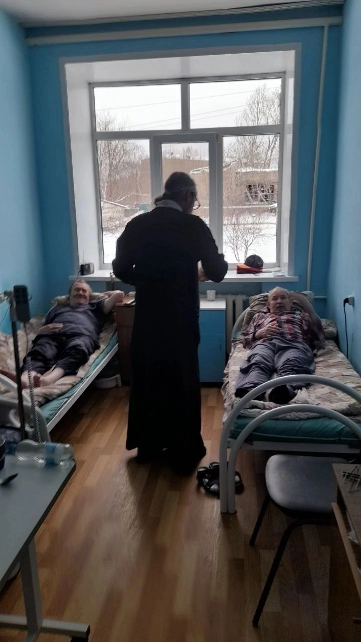 В Праздник Благовещения Пресвятой Богородицы насельник Городецкого Феодоровского мужского монастыря