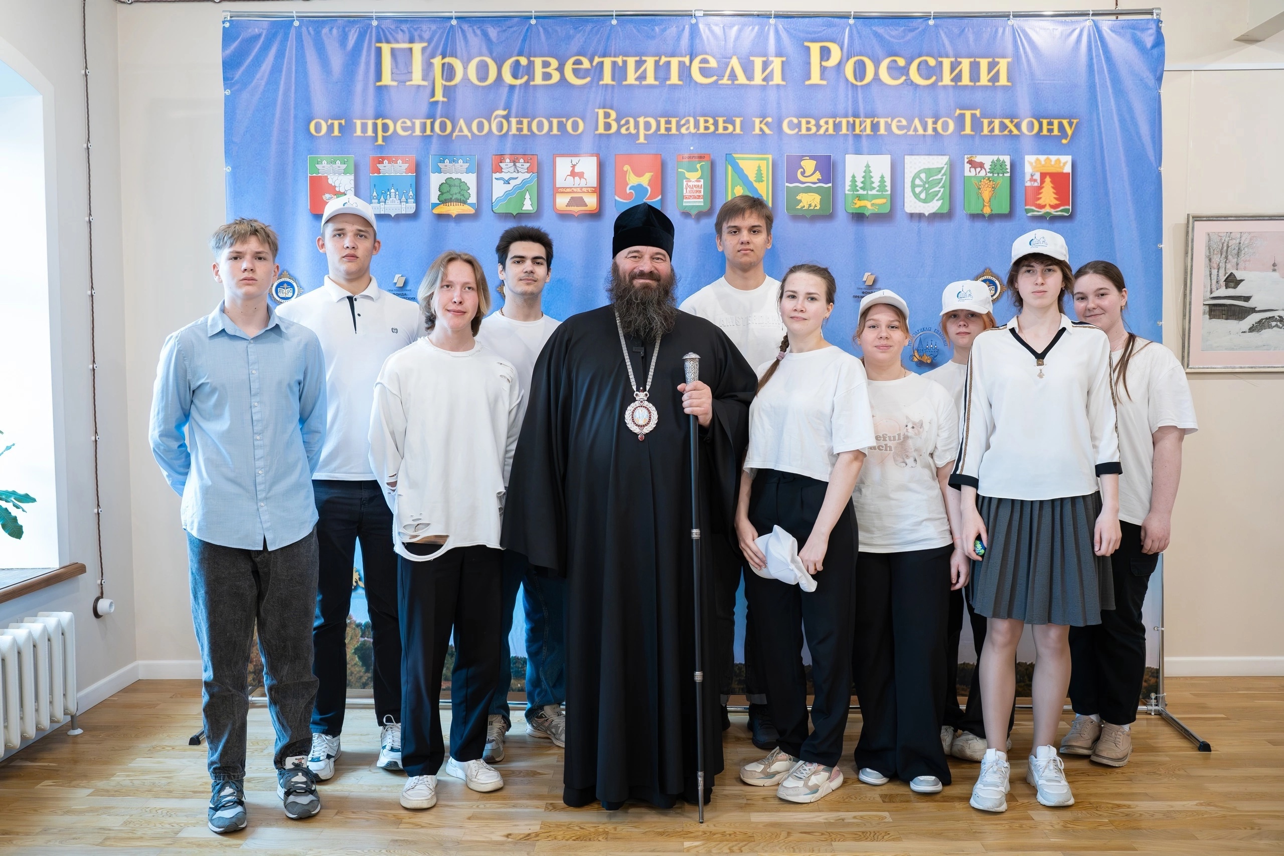В Городецком Феодоровском мужском монастыре состоялась детская интеллектуальная игра «Просветители России: от преподобного Варнавы к святителю Тихону»