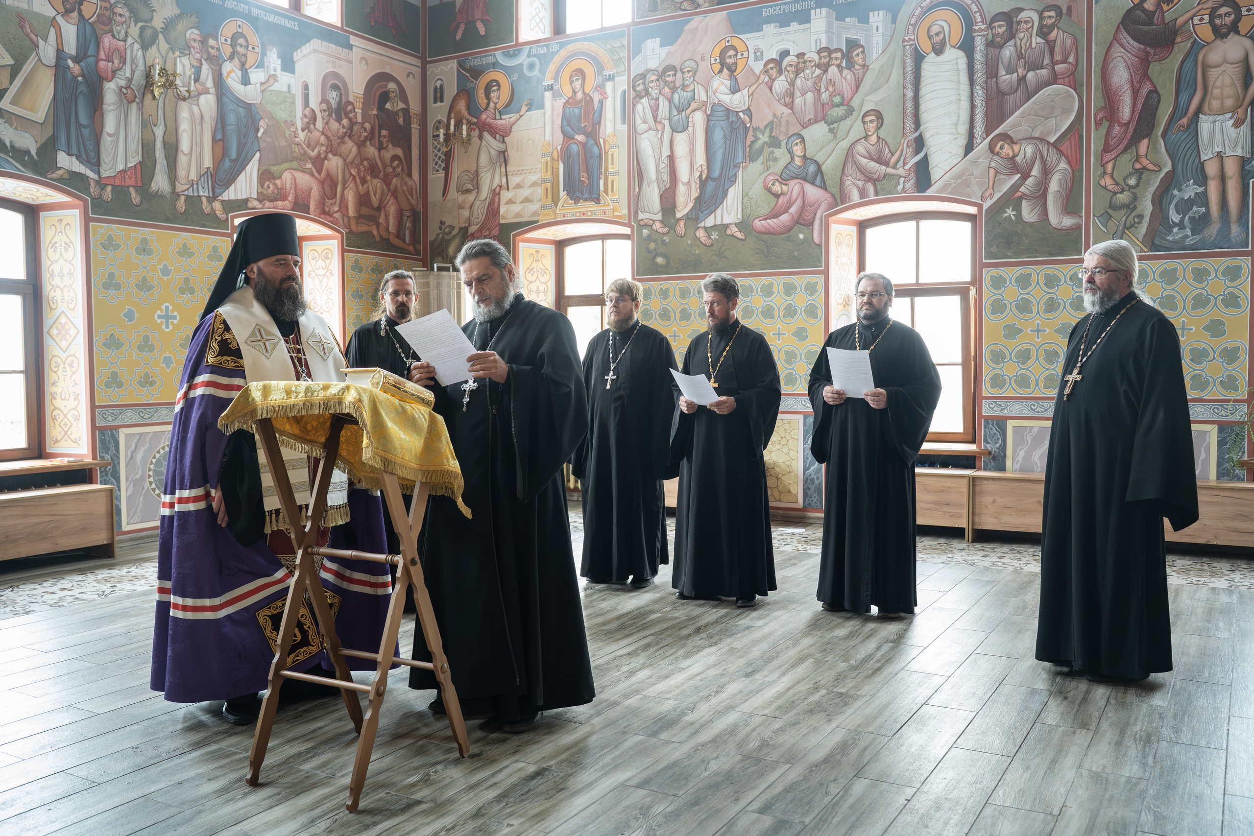 Епископ Городецкий и Ветлужский Парамон привел к присяге состав Епархиального церковного суда в Городецком Феодоровском мужском монастыре.