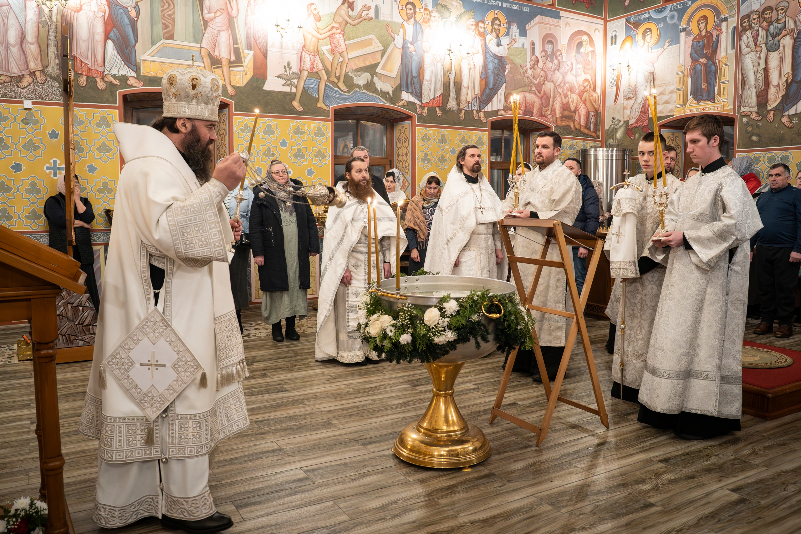 В праздник Крещения Господня епископ Городецкий и Ветлужский Парамон совершил Божественную литургию в Городецком Феодоровском мужском монастыре