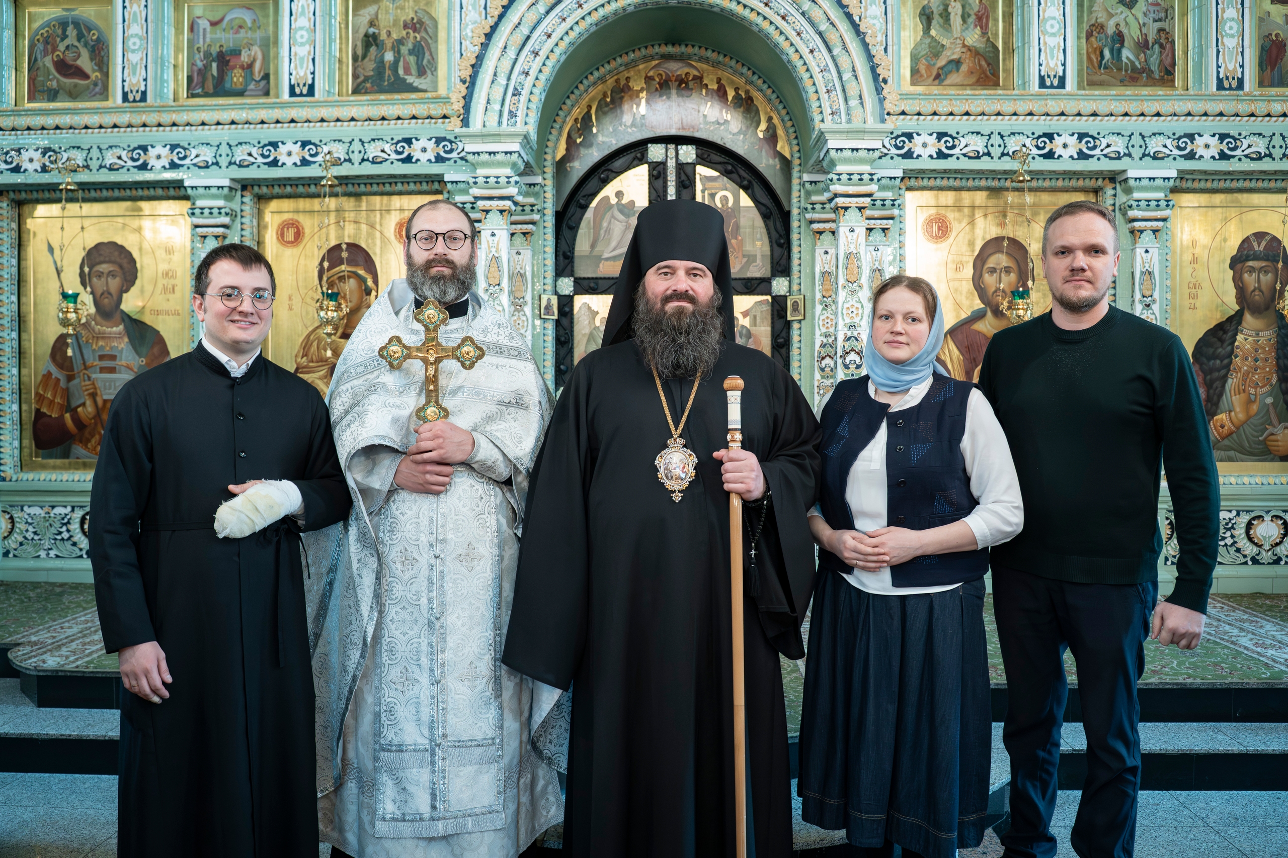 В Великий Четверг Страстной седмицы епископ Городецкий и Ветлужский Парамон совершил Божественную литургию в Городецком Феодоровском мужском монастыре