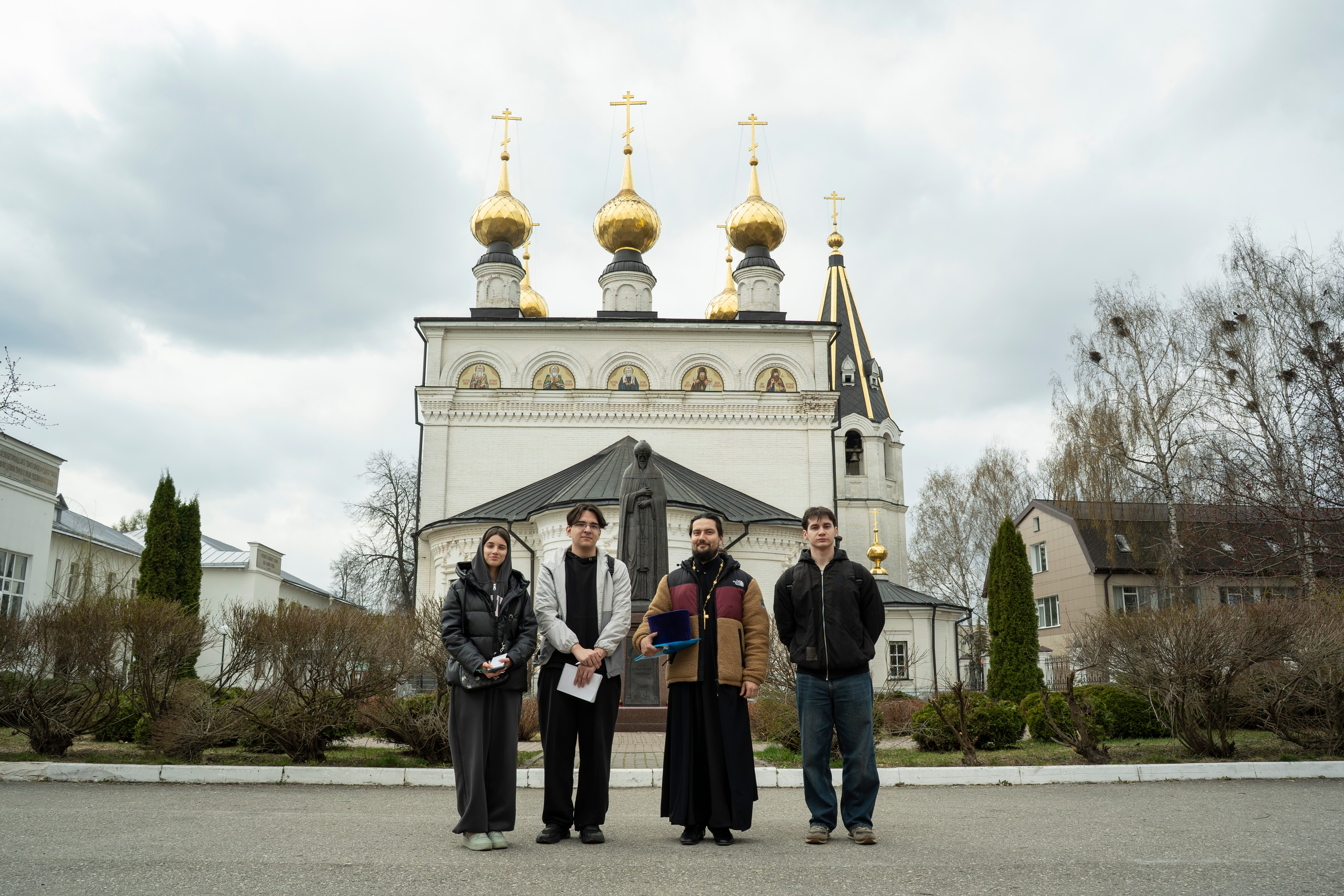 Студенты ВШЭ в Городецком Феодоровском мужском монастыре